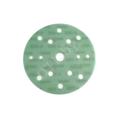 Круг шлифовальный Super Buflex Dry Green 152 mm  K2000 15 отв. на липучке