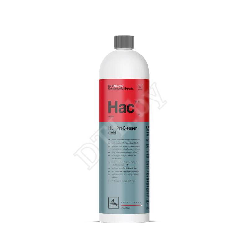 Hull Precleaner acid Кислотное средство для предварительной очистки корпуса и палубы лодок и катеров Koch-Chemie 1л