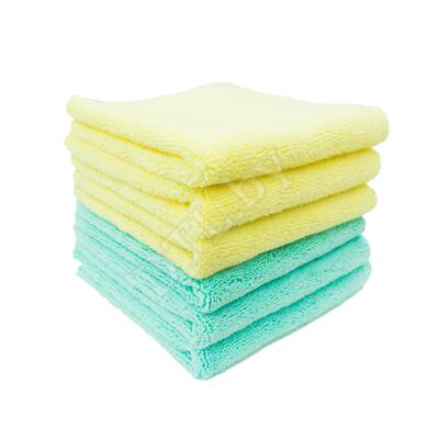 TWO FACE EDGE LESS BUFFING TOWEL Комбинированная супермягкая микрофибра PURESTAR 32х32 см, 6 шт