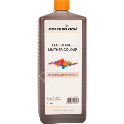 COLOURLOCK Краска для кожи Lederfarbe schokobraun, шоколадно-коричневая 1 л