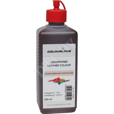 COLOURLOCK Краска для кожи Lederfarbe schokobraun, шоколадно-коричневая 250 мл