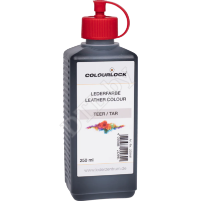 COLOURLOCK Краска для кожи Lederfarbe teer, чёрный дёготь 250 мл