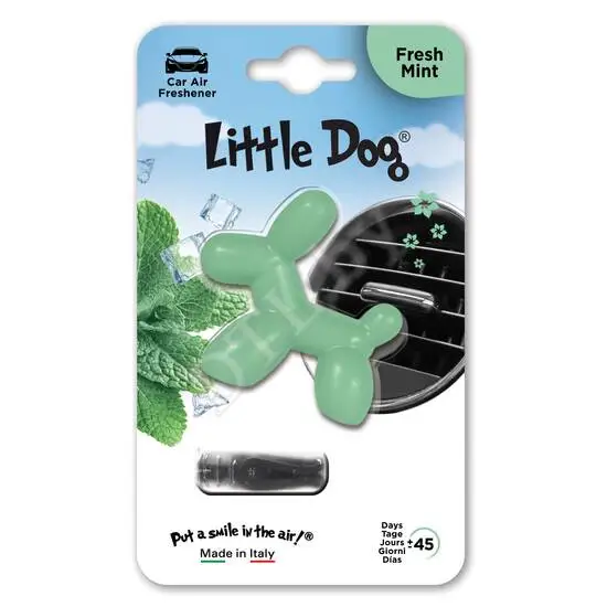 Little Dog Fresh Mint (Свежая мята) - lime green Автомобильный освежитель воздуха Little Dog Fresh Mint (Свежая мята) - lime green Автомобильный освежитель воздуха