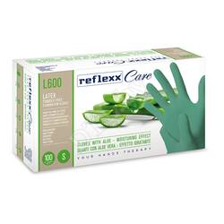 Одноразовые перчатки латексные 24 см. Reflexx L600-XL. 6.2 гр. Толщина 0,12 мм.