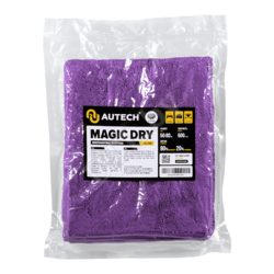 MAGIC DRY Микрофибровое полотенце 50*80 см, ПУРПУРНОЕ, 600гр/м2 для сушки авто